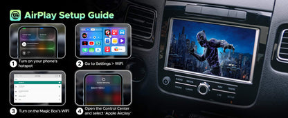 Lamtto 3-in-1 Wireless CarPlay Box