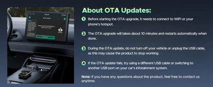 Lamtto 3-in-1 Wireless CarPlay Box